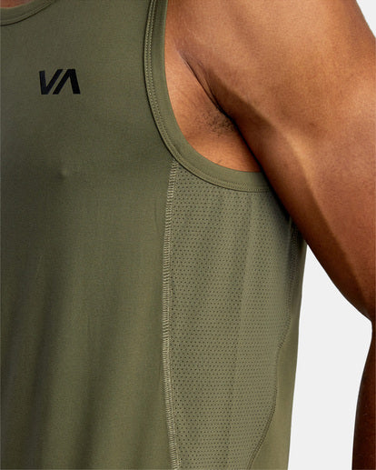 RVCA SPORT VENT TANK TOP - OLV