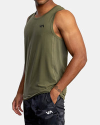 RVCA SPORT VENT TANK TOP - OLV