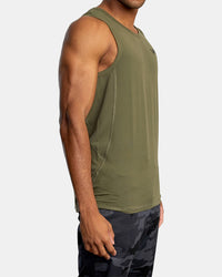 RVCA SPORT VENT TANK TOP - OLV