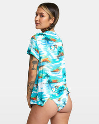 RVCA RECESS 3 CREWNECK TEE - BCR