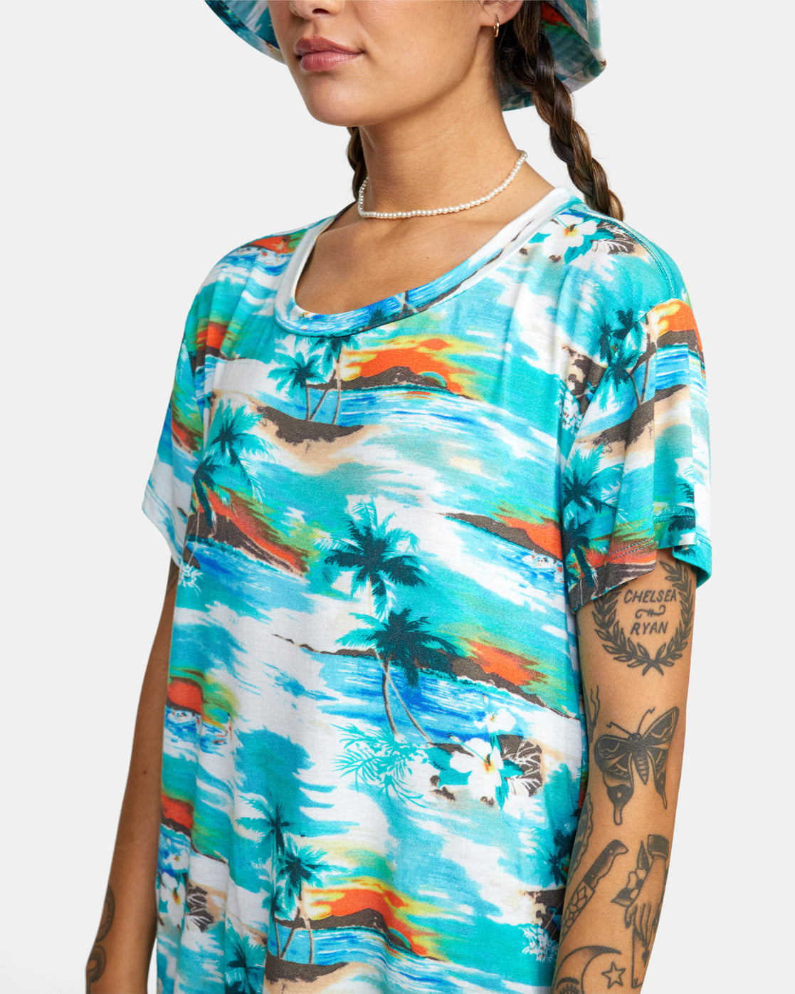RVCA RECESS 3 CREWNECK TEE - BCR