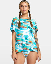 RVCA RECESS 3 CREWNECK TEE - BCR
