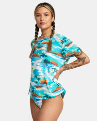 RVCA RECESS 3 CREWNECK TEE - BCR
