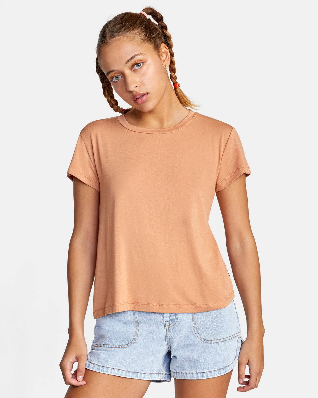 RVCA RECESS 3 CREWNECK TEE - SAN