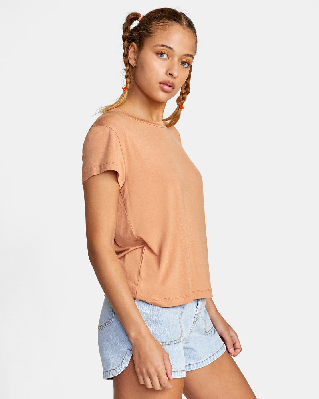 RVCA RECESS 3 CREWNECK TEE - SAN