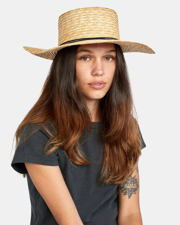 RVCA PENNY STRAW HAT - SAN