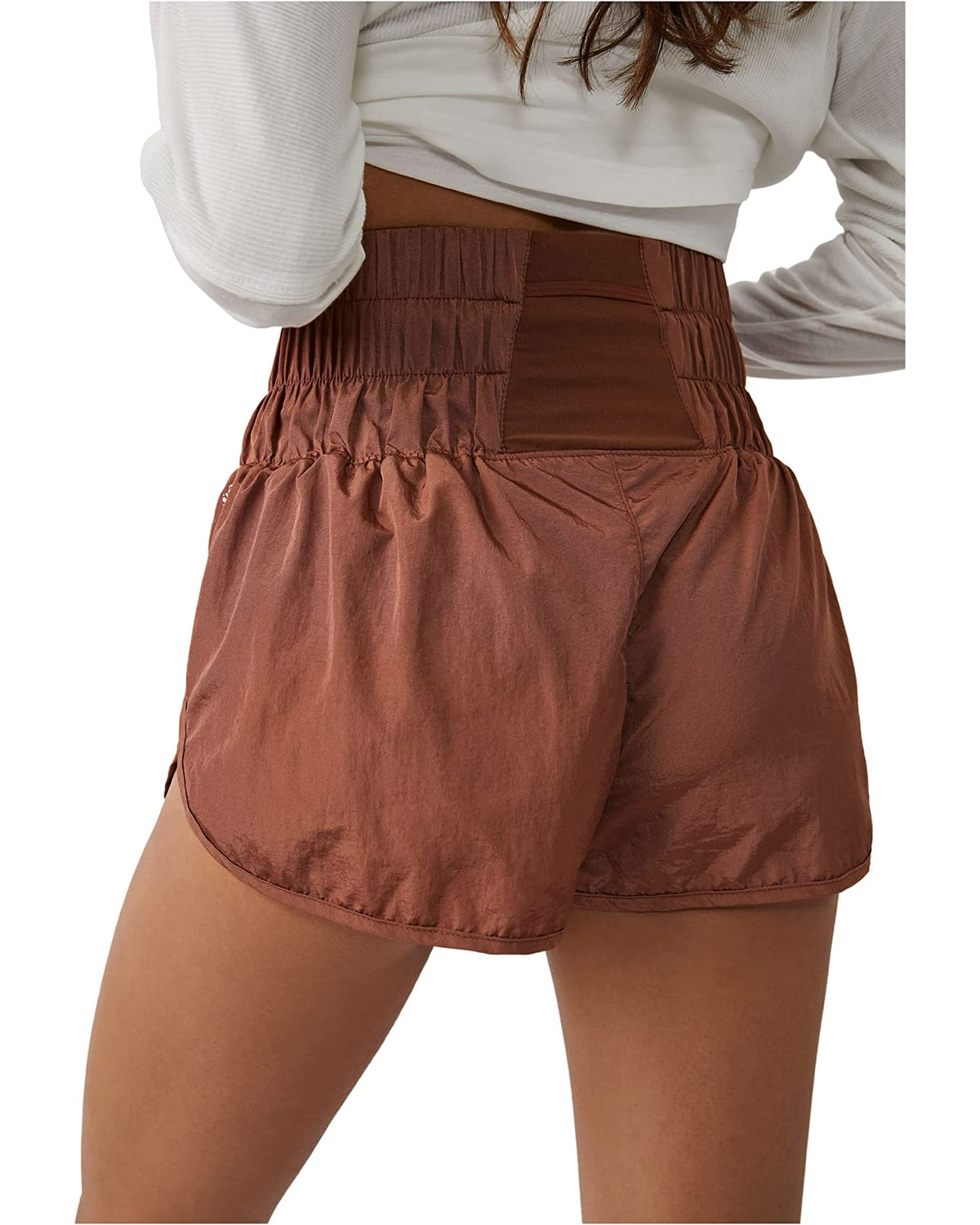 FREE PEOPLE MOVEMENT THE WAY HOME SHORT - PERUVIAN WALNUT 8291