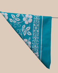 HIBISCUS BANDANA - TEAL