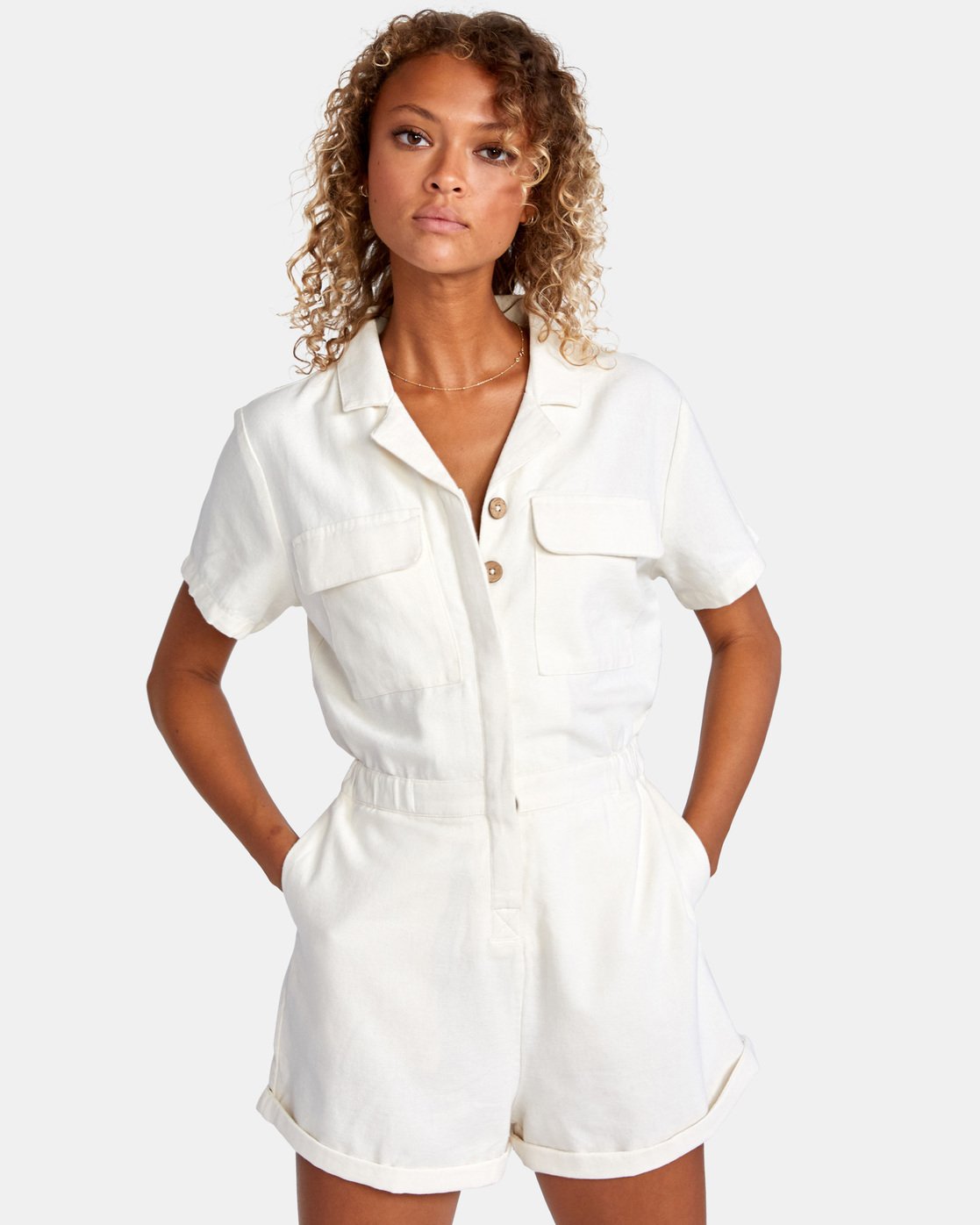 RVCA CONCIOUS RANCHER JUMPSUIT - CLO